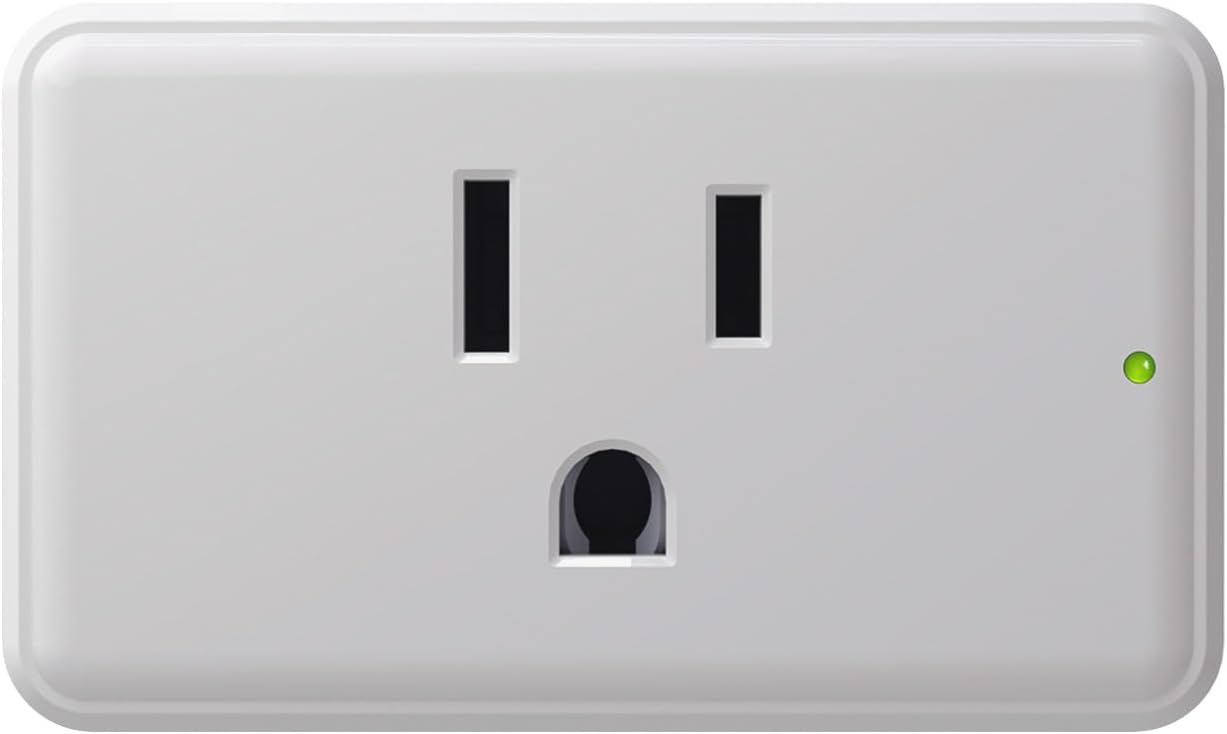 Legrand Radiant Wi-Fi Matter 15 Amp Smart Plug-in Switch, White, 1 Pack | Effortless Setup, Compatible with Alexa, SmartThings, HomeKit and Google, Matter Smart Hub Required, Set Scenes, Save Energy
