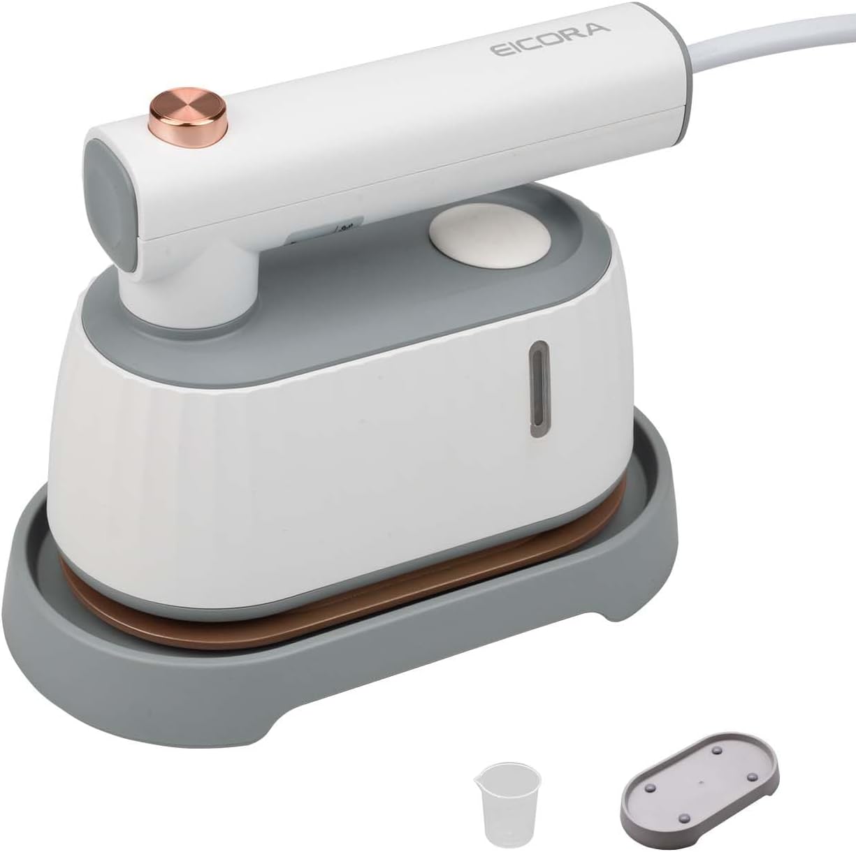 Handheld Garment Steamer, 2-in-1 Steamer & Dry Iron, Portable Travel Steamer for Clothes, Fast Heat-Up, Leak-Proof, Square Handle
