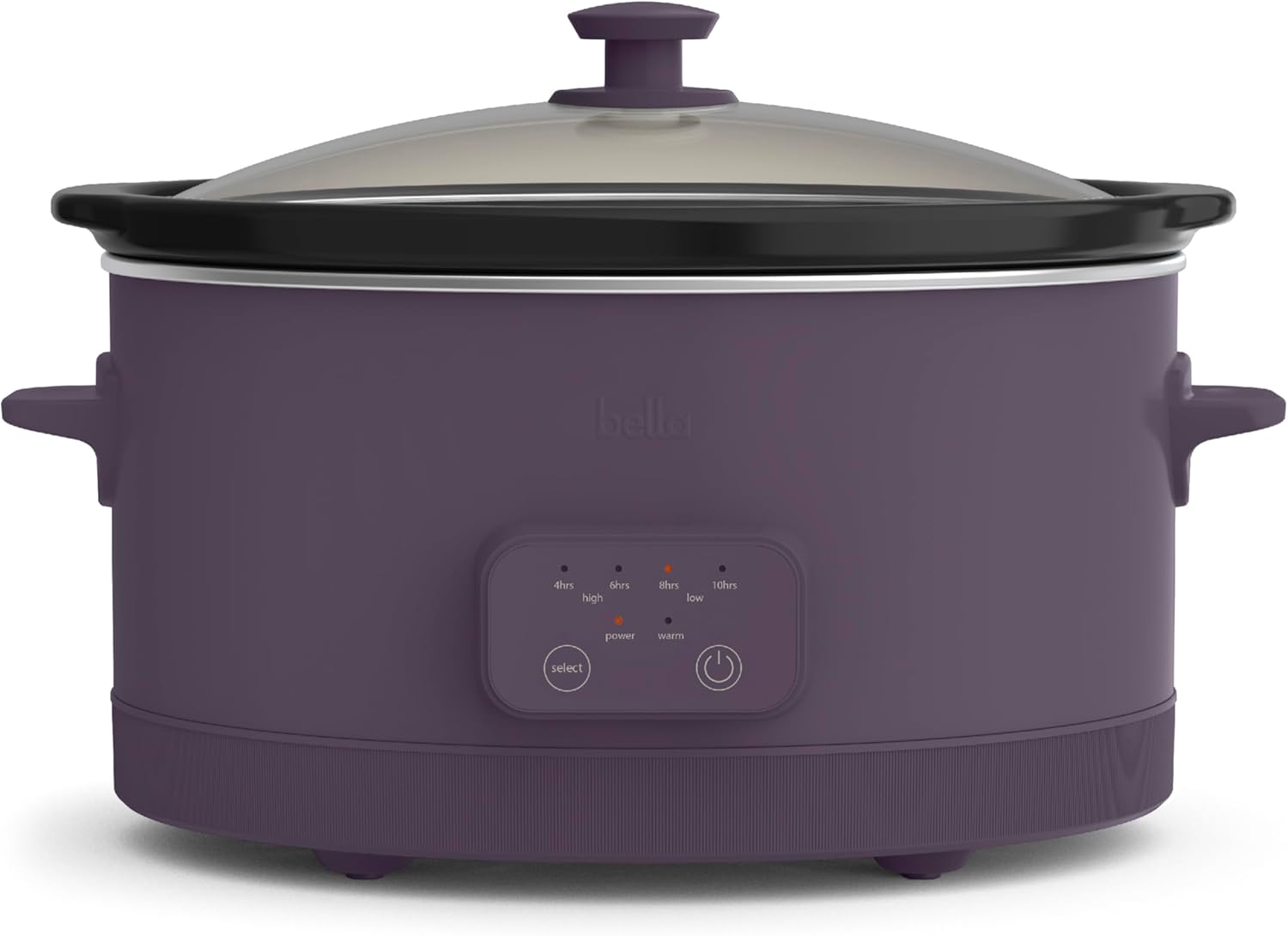 bella SAVOR 6qt Programmable Slow Cooker, Plum