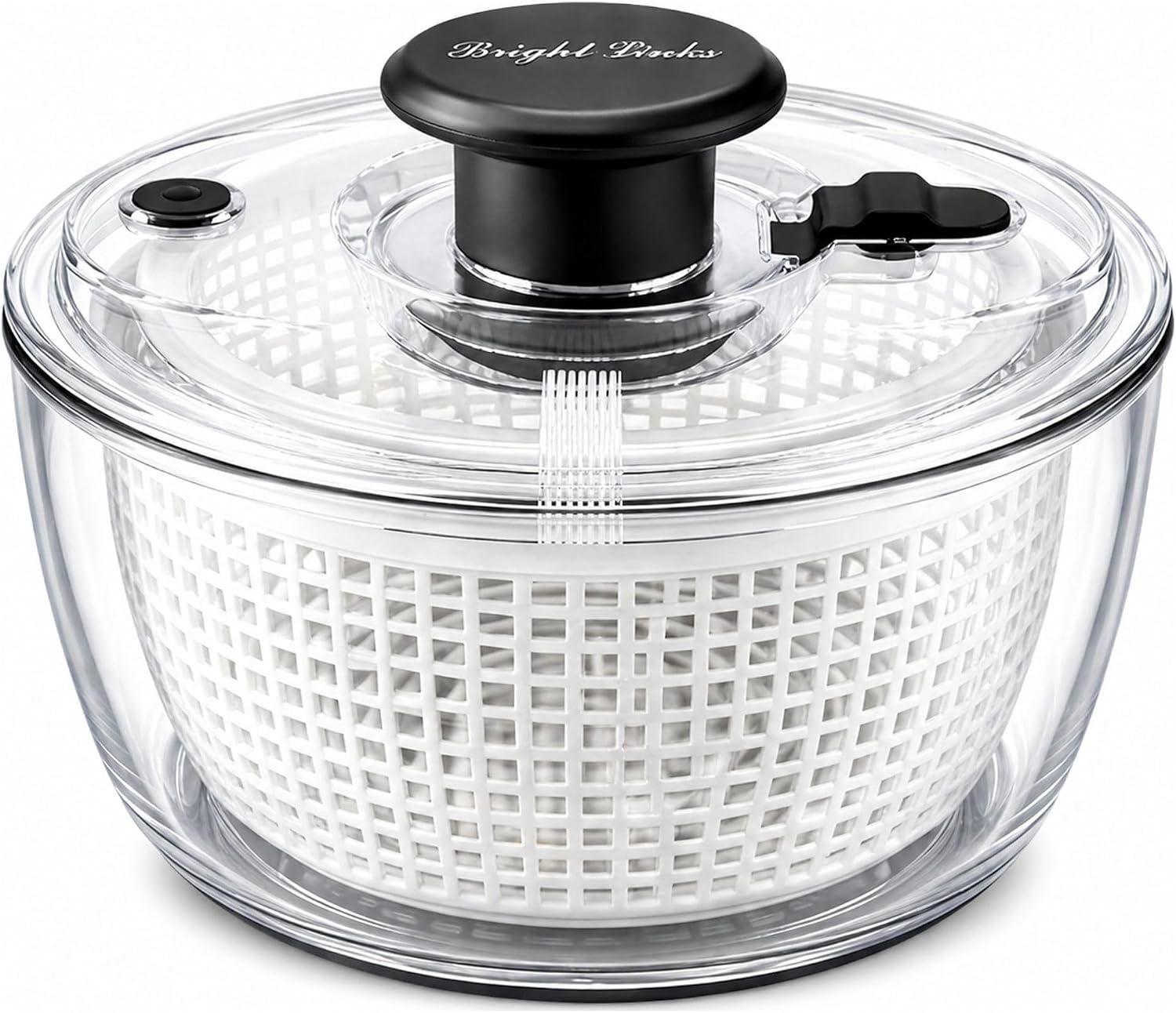 Good Grips Salad Spinner 6.3 Qt – Large Lettuce Spinner & Salad Cleaner with Bowl & Lid, Fruit Washer, Vegetable Cleaner, Strainer Bowl, Fast Drying Multipurpose Kitchen Tool