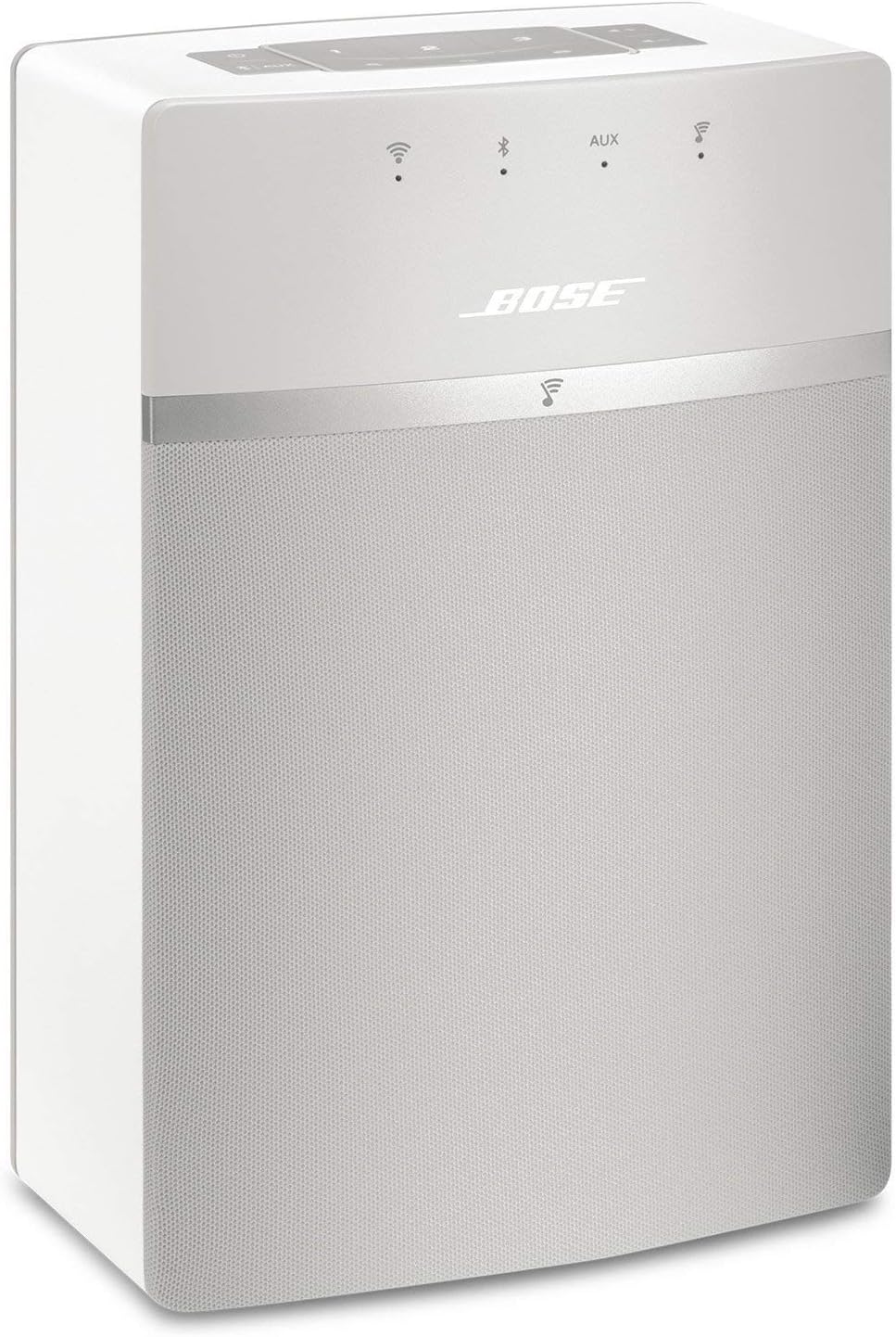 Bose SoundTouch 10 Wireless Speaker, Compatible with Alexa, White (Renewed)