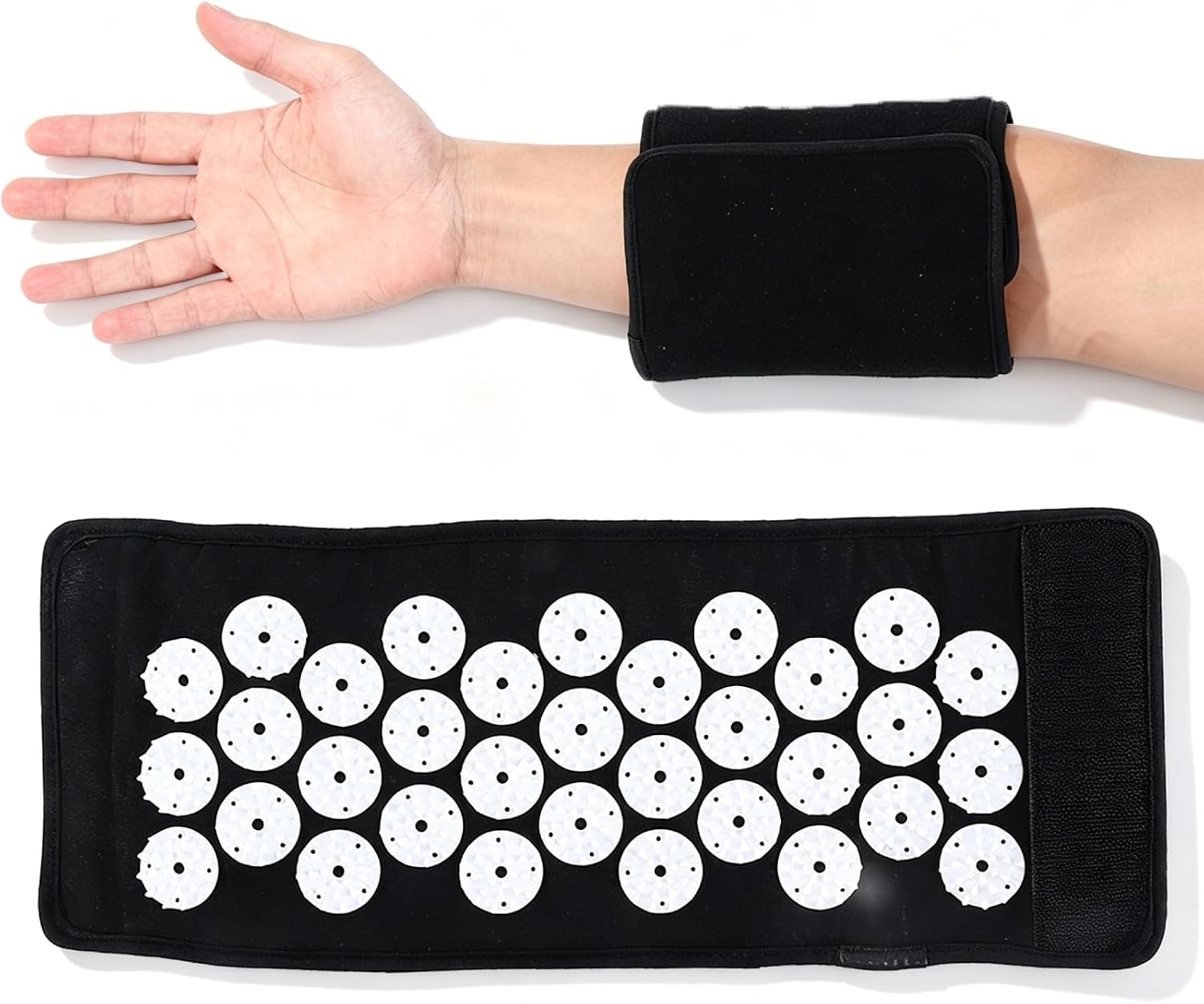 Acupressure Wrap, Massage Arm Strap, Pain Relief Acupressure Mat, Acupuncture Arm Belt for Muscle Stress Relaxation
