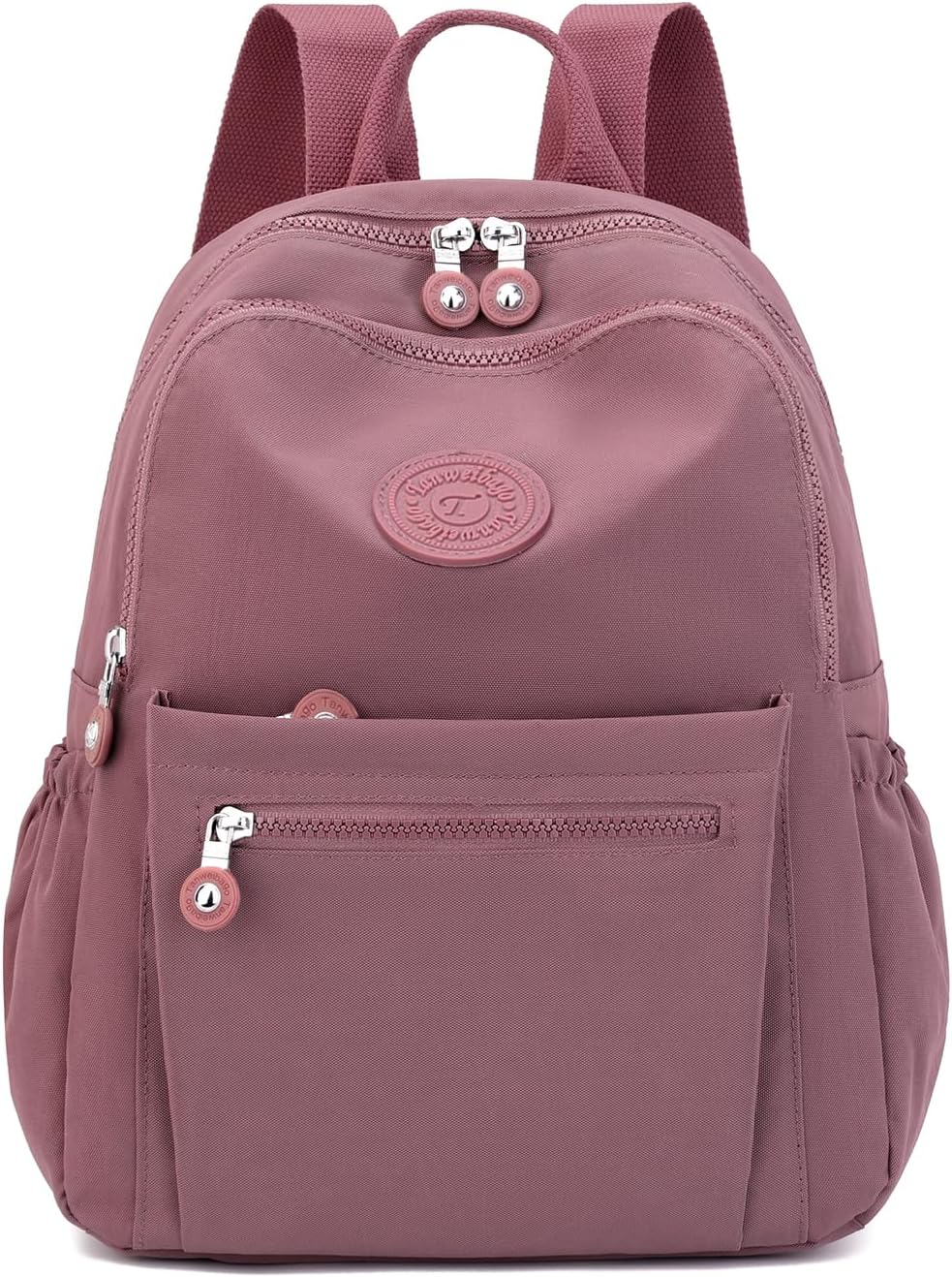 Mini Nylon Women Backpack Purse Lightweight Waterproof Travel Multi-Pockets | Small But Roomy, Fits 20oz Bottle&Diapers, Perfect for Work, Mom Bag, Airport Travel Carry-on Casual Bag Organized & Durable