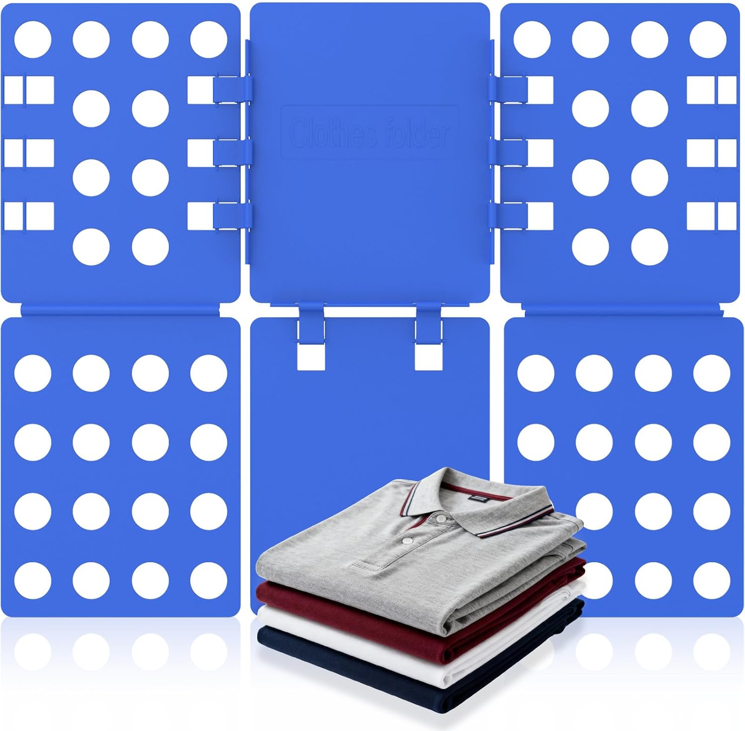 Shirt Folder Durable Shirt Folding Board for Tshirt Organizer Laundry Liner | Easy and Fast Folding, Folding Clothes for Adults and Kids