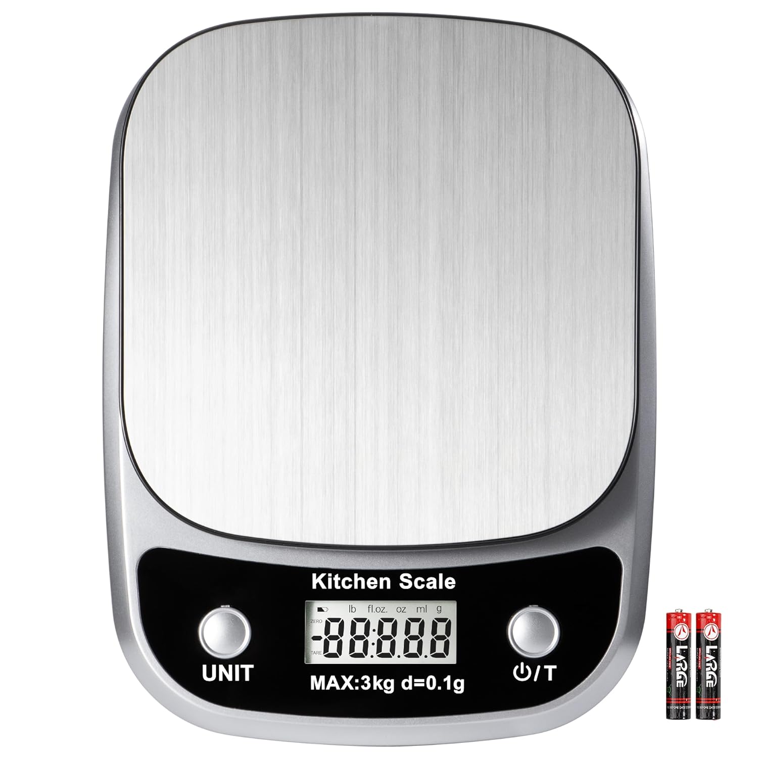 GRAM PRES Food Kitchen Scale Digital Weight Grams and Oz 3kg/0.1g | Professional Small Digital Kitchen Food Scales for Weight Loss