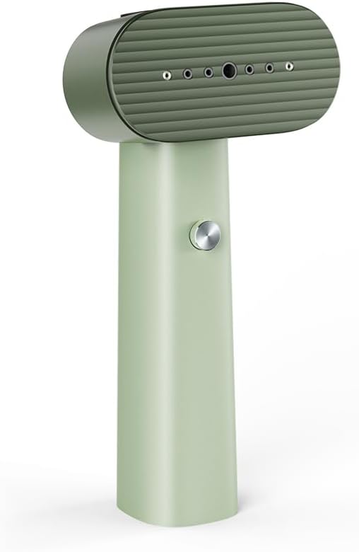 Nexdoo G6 Steamer for Clothes Portable 2-in-1 Travel Steamer Iron for Clothes, Just 0.7lbs Lightly, 10 Minutes of Continuous Steam, 900W Light Steamer for travel and home (green)
