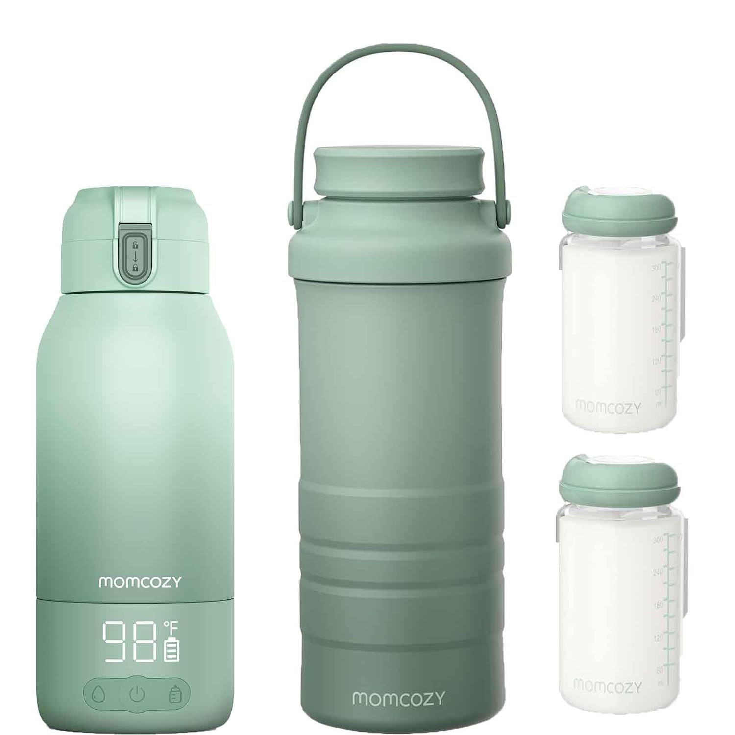 Momcozy Portable Milk Warmer for Travel & Momcozy 22oz Portable Breast Milk Cooler for Outdoor