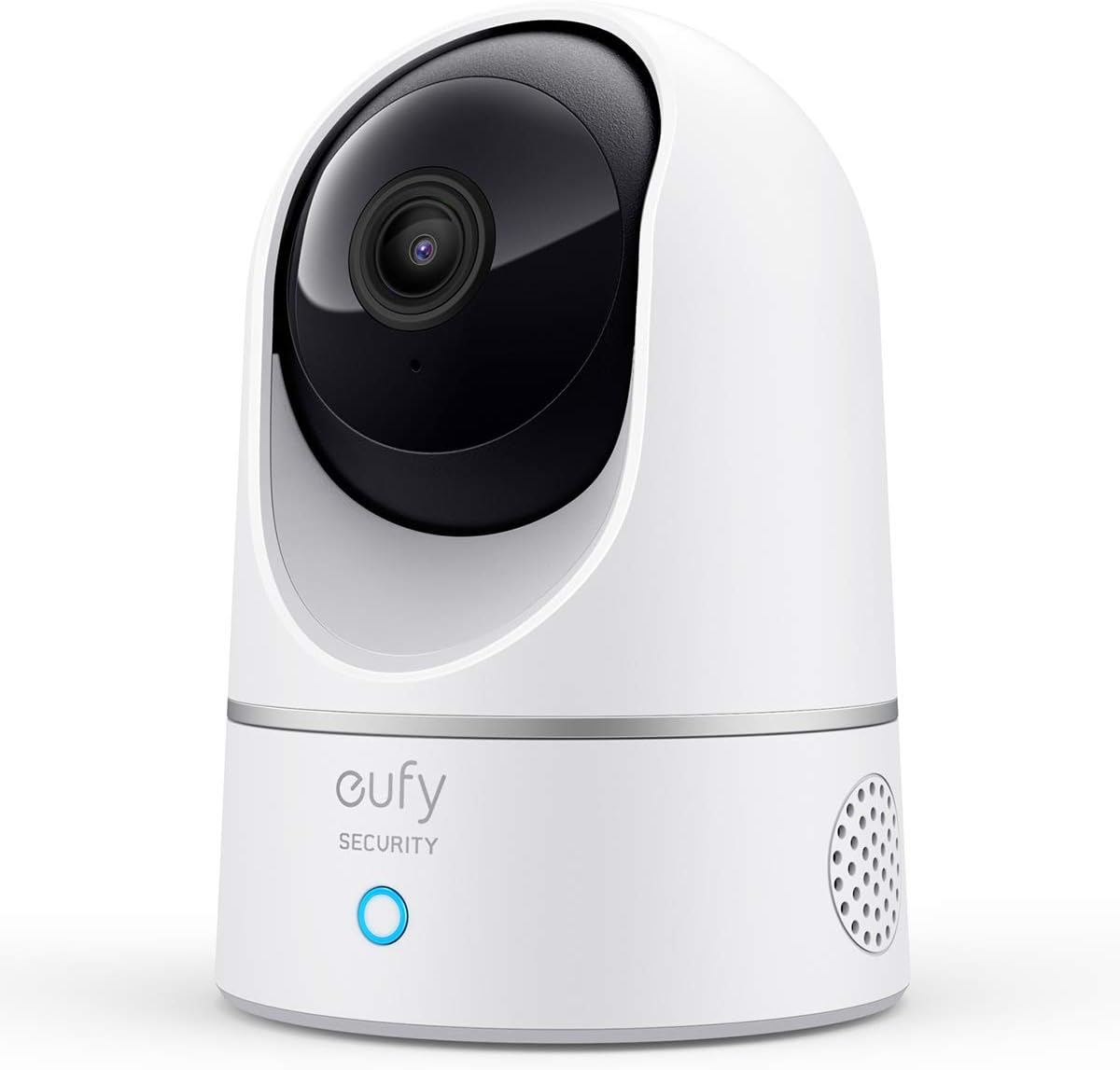eufy Security Indoor Cam E220, Dog/Pet Camera, Pan and Tilt | 2K Wi-Fi Plug-in, AI Tracking and Alerts, Night Vision, HomeBase 3/Mini/Prof S1 Compatible, Voice Assistant Support