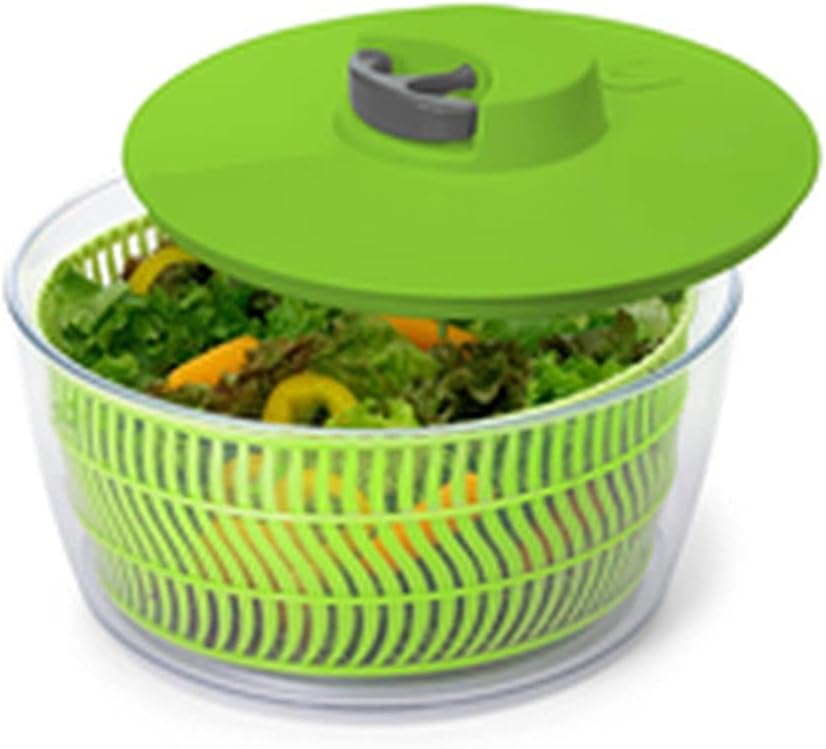 ROPE SALAD DRYER WITH STOP, GREEN – 4L