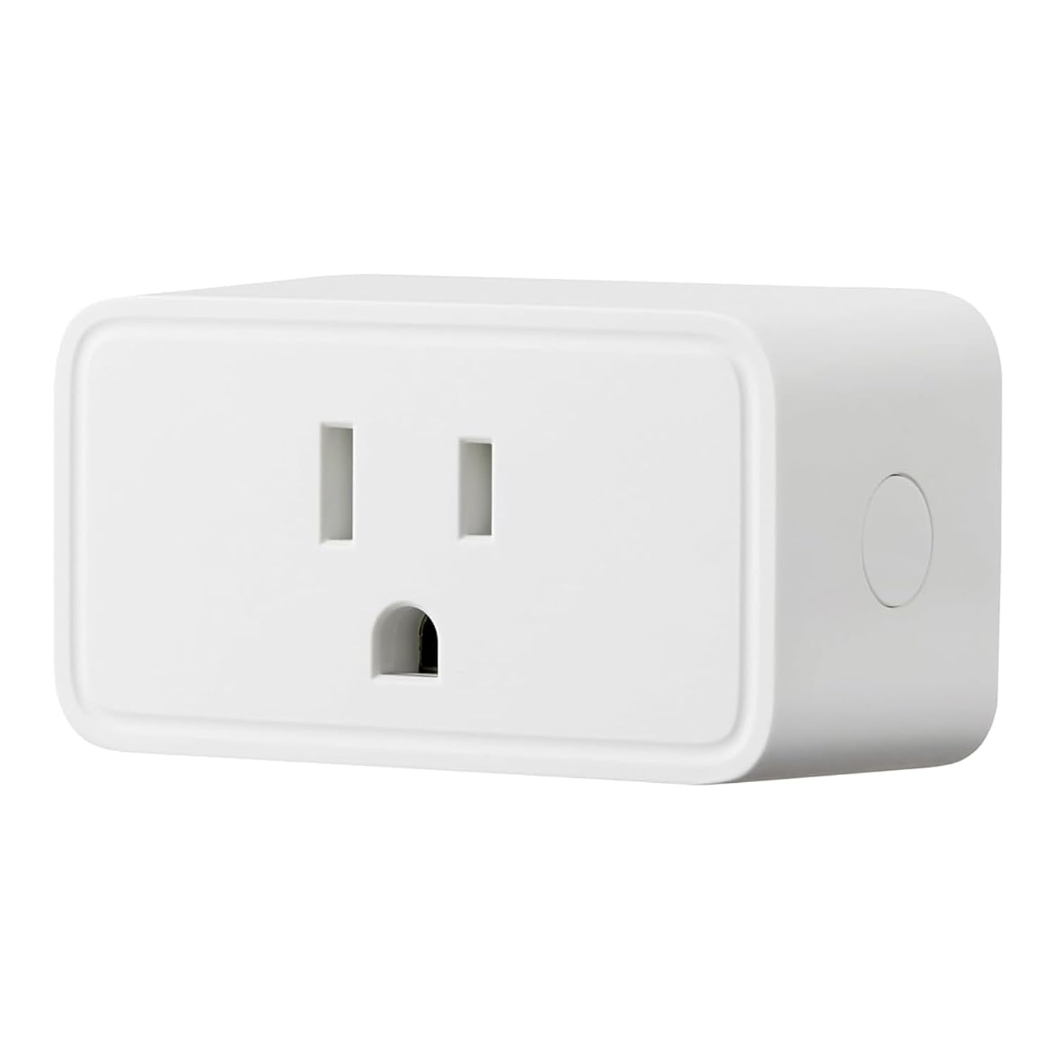 Amazon Basics Smart Plug with Timer Function, Voice Control, WiFi 2.4 GHz, APP Control, Schedule, Works with Alexa Only, No Hub Required, White