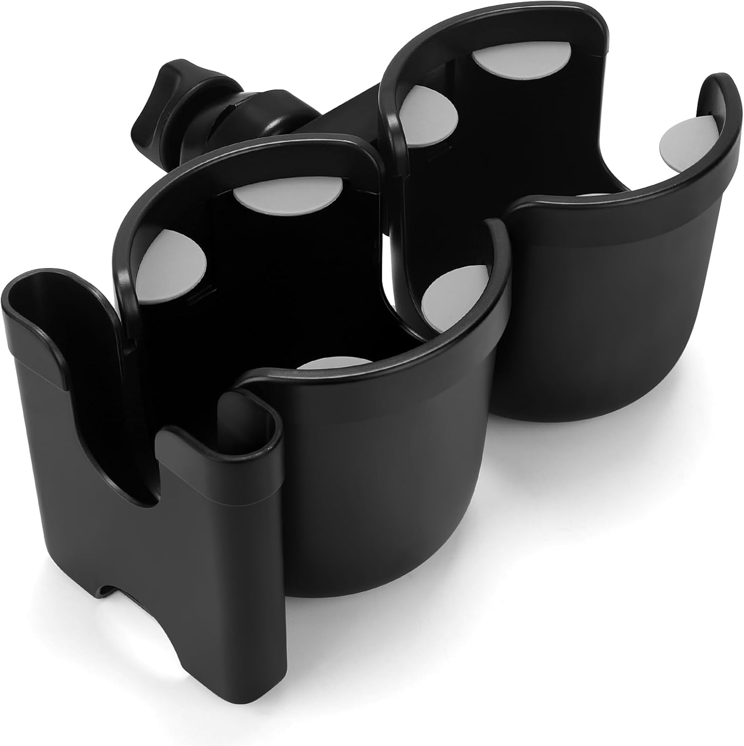 Accmor Stroller Cup Holder with Phone Holder, Bike Cup Holder, Universal Cup Holder for Uppababy Nuna Doona Strollers, 2-in-1 Cup Holder for Walker, Wheelchair, Scooter