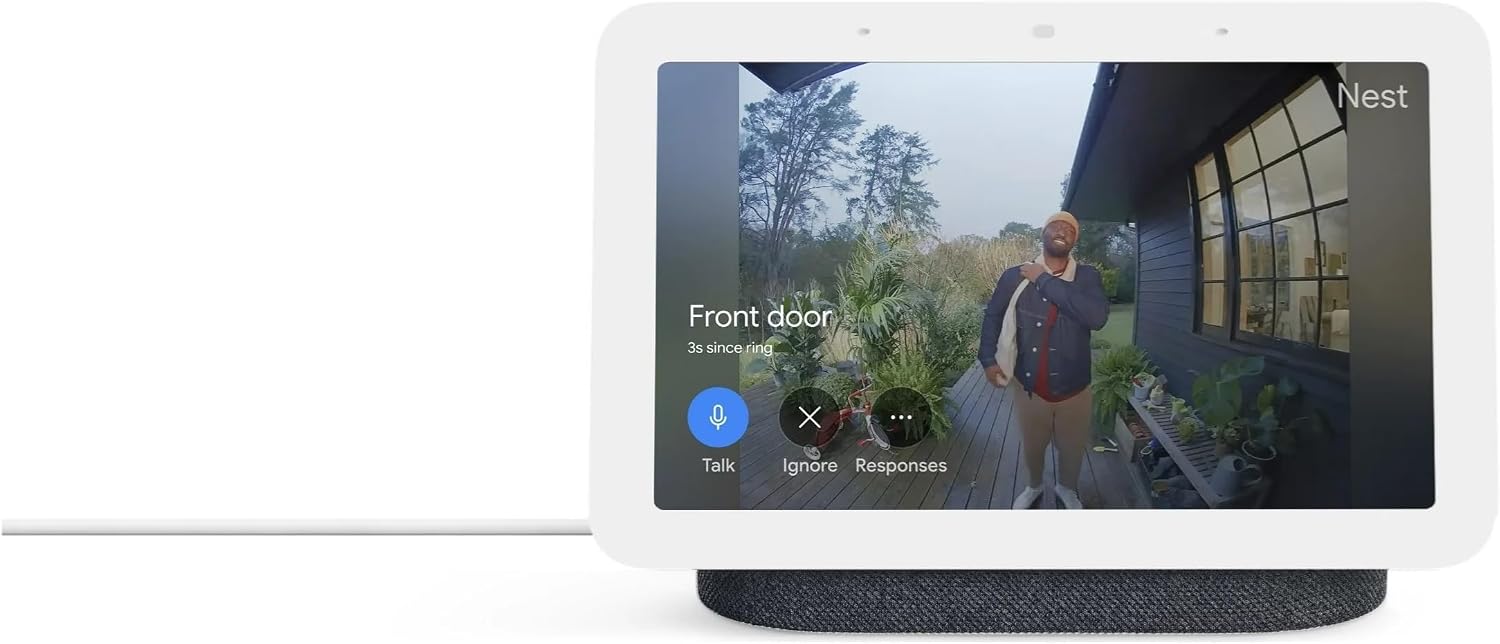 Google Nest Hub 7 Smart Display 2nd Generation with Google Assistant – Charcoal