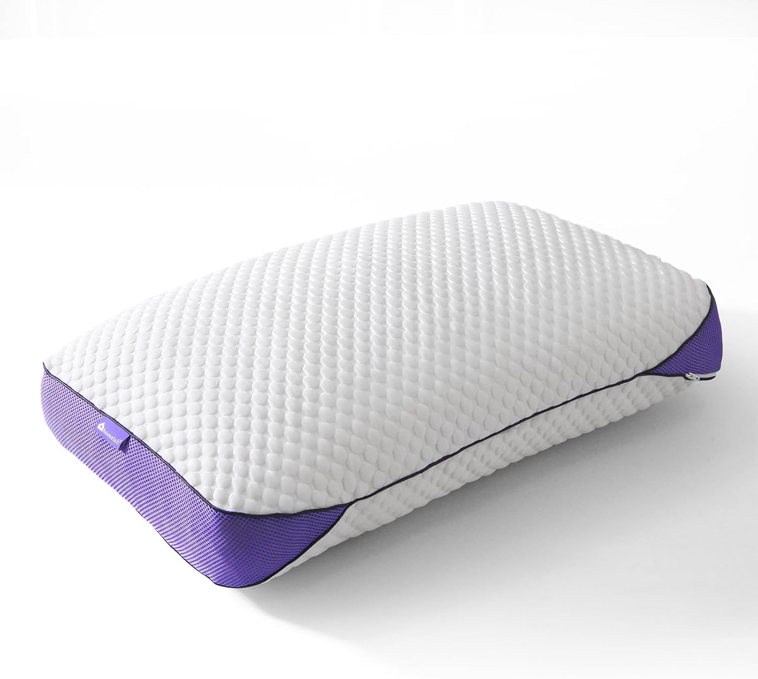 HOMELAB Cooling Adjustable Shredded Memory Foam Pillow, Queen 20×28, 1 Pack | Adjust the loft for side, back or stomach sleeping; the cooling removable cover adds comfort to the Queen 20×28 pillow.
