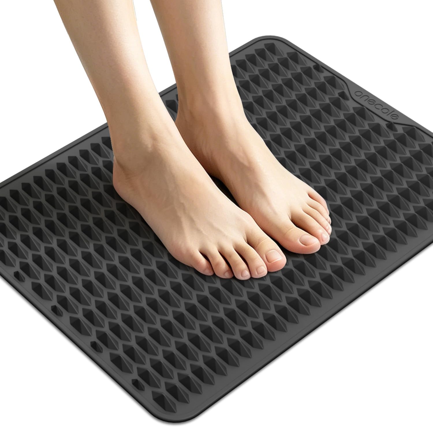 Acupressure Mat for Foot Massage, Silicone Foot Reflexology Mat | Portable Feet Mat for Plantar Fasciitis Relief and Muscle Relaxation