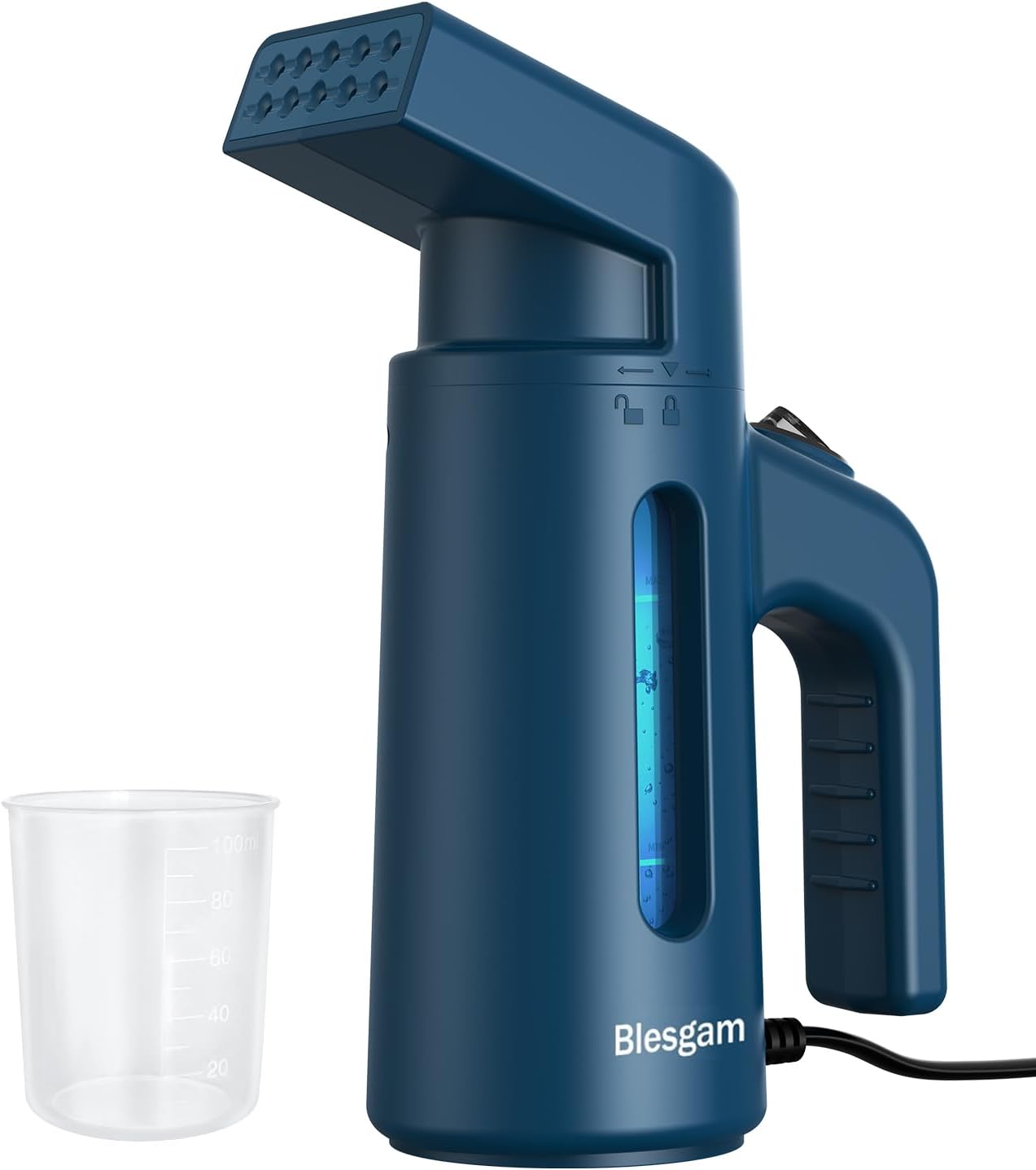Steamer for Clothes 700W, Double Row Steam Handheld Clothes Steamer | 180ML Large Capacity Water Tank, 40S Fast Heat-up Garment Steamer, 25g/min Steam Rate, Travel Steamer For Home, Office, GY168