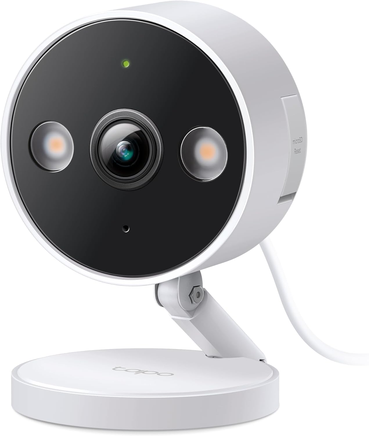 Tapo 2K+ Indoor/Outdoor Wired Security Camera, Baby Monitoring, C120 | 2024 PCMag Editors’ Choice, Person/Pet/Vehicle Detection, Color Night Vision, Subscription-Free Local Storage or Cloud