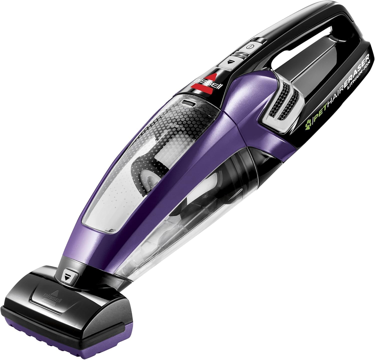 Bissell Pet Hair Eraser Cordless Hand Vacuum, Home, Auto & Pet, 2390A | Lithium Ion battery for consistent power; ideal for home, auto & upholstery pet hair pickup