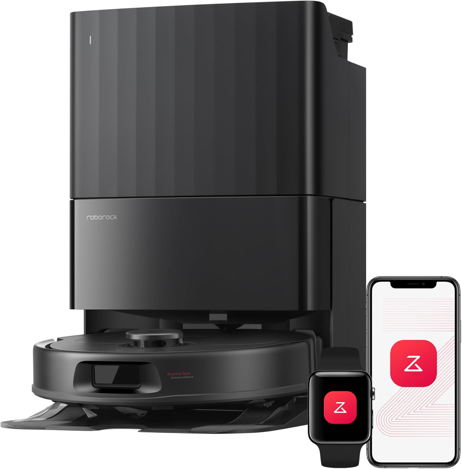 roborock 2026 New Qrevo S Pro Robot Vacuum and Mop, 18,500Pa Suction | Multifunctional Dock with 167℉ Mop Self-Cleaning, Smart Obstacle Avoidance, Anti-Tangle Brush, Liftable Spinning Mop, Black