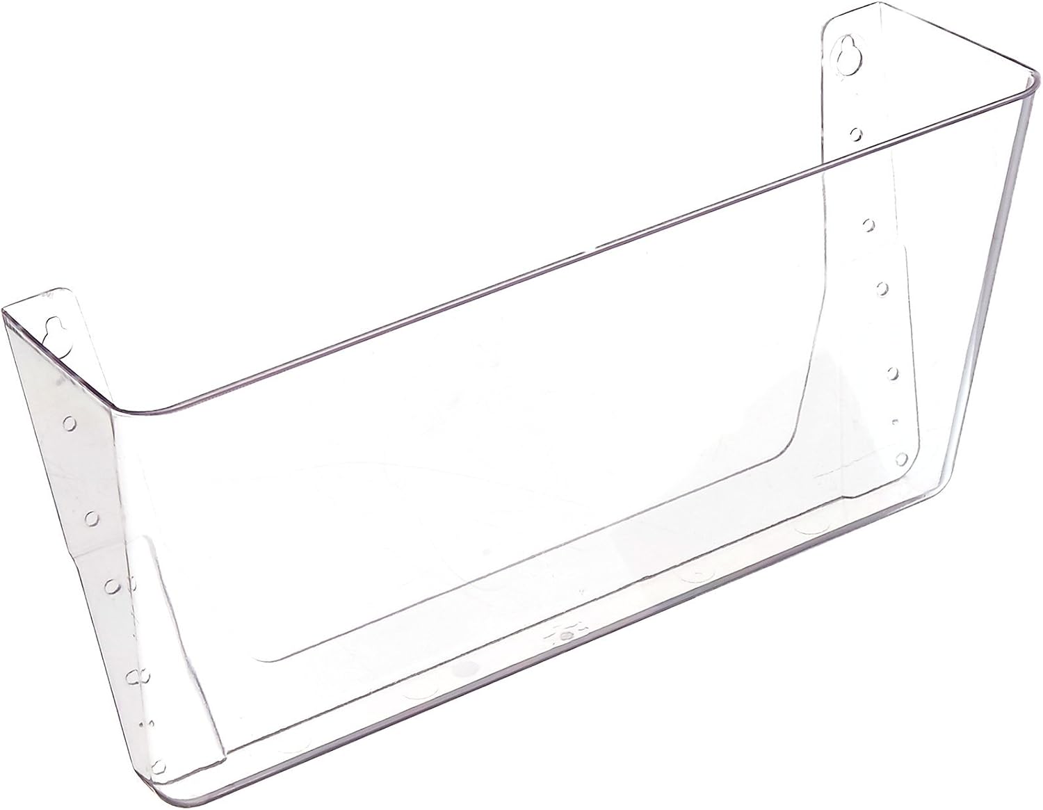 Deflecto Wall Pocket, 1 Compartment, 13 x 4 x 7″, Clear