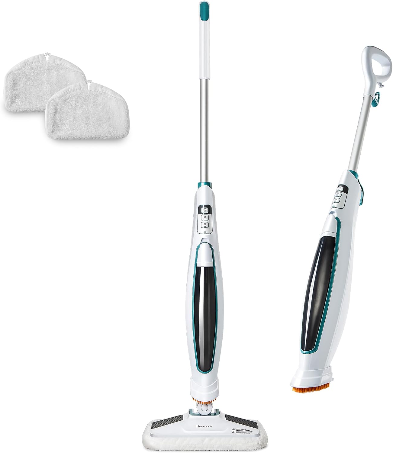 Kenmore S200 Series Steam Mop for Floor Cleaning | Easy Scrubber, 2pcs Washable Pads, 2 Modes, Quick-Heating, Lightweight for Hardwood and Tile – SM2060