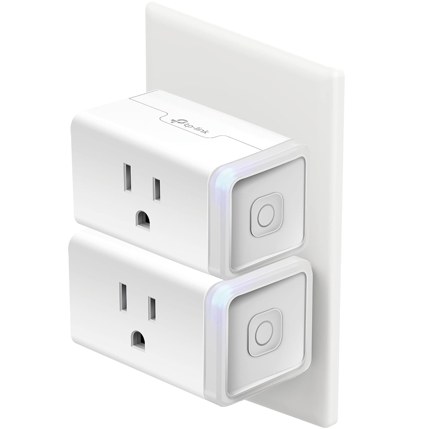 Kasa Smart Plug HS103P2, Smart Home Wi-Fi Outlet Works with Alexa, Echo, Google Home, No Hub Required, 15 Amp,UL Certified, (Pack of 2) White | Works with Echo, Google Home, No Hub Required, 15 Amp, UL Certified, Remote Control