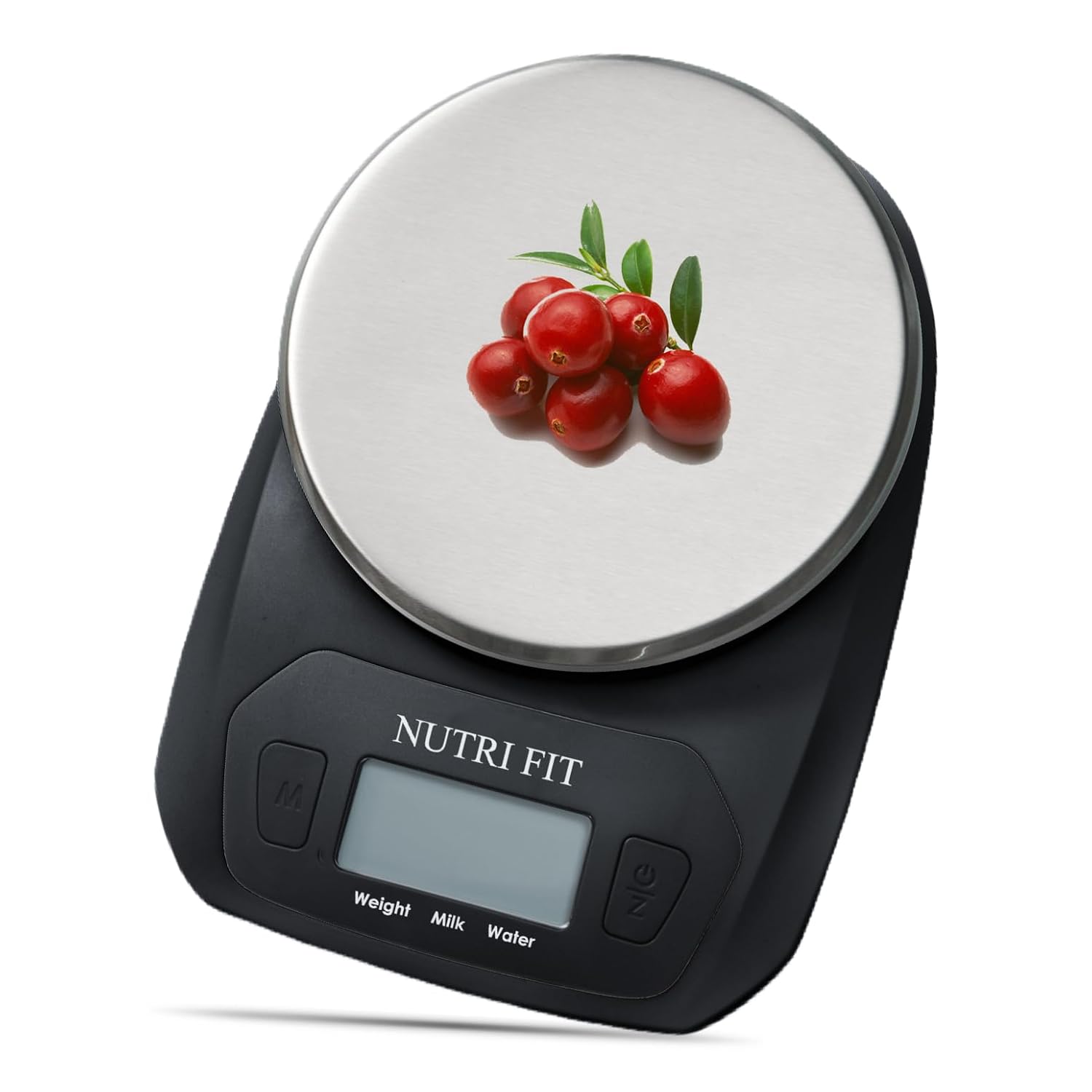 Digital Food Scale Small Kitchen Scales Weight in Grams Oz Black | Stainless Steel Panel, 1g Increment, Max 11lbs, Extra-Small Size, Smart Tare, Cooking Baking Weight Loss, Backlit LCD Display