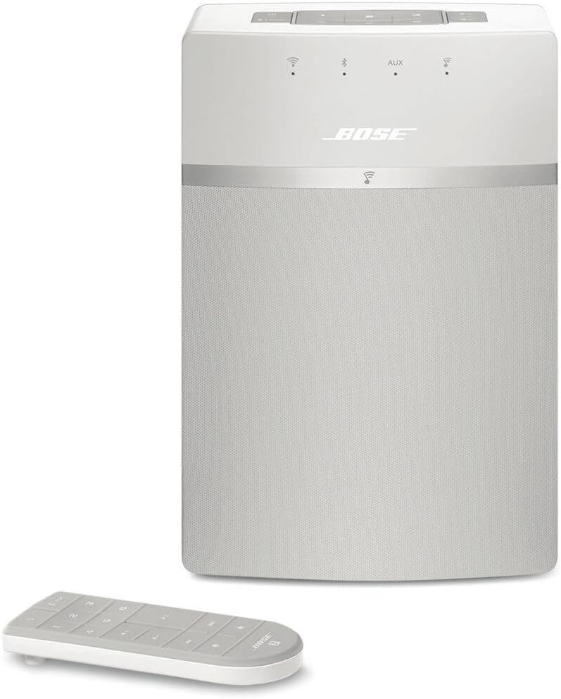 Bose 731396-1200 SoundTouch 10 Wireless Speaker, Works with Alexa, White