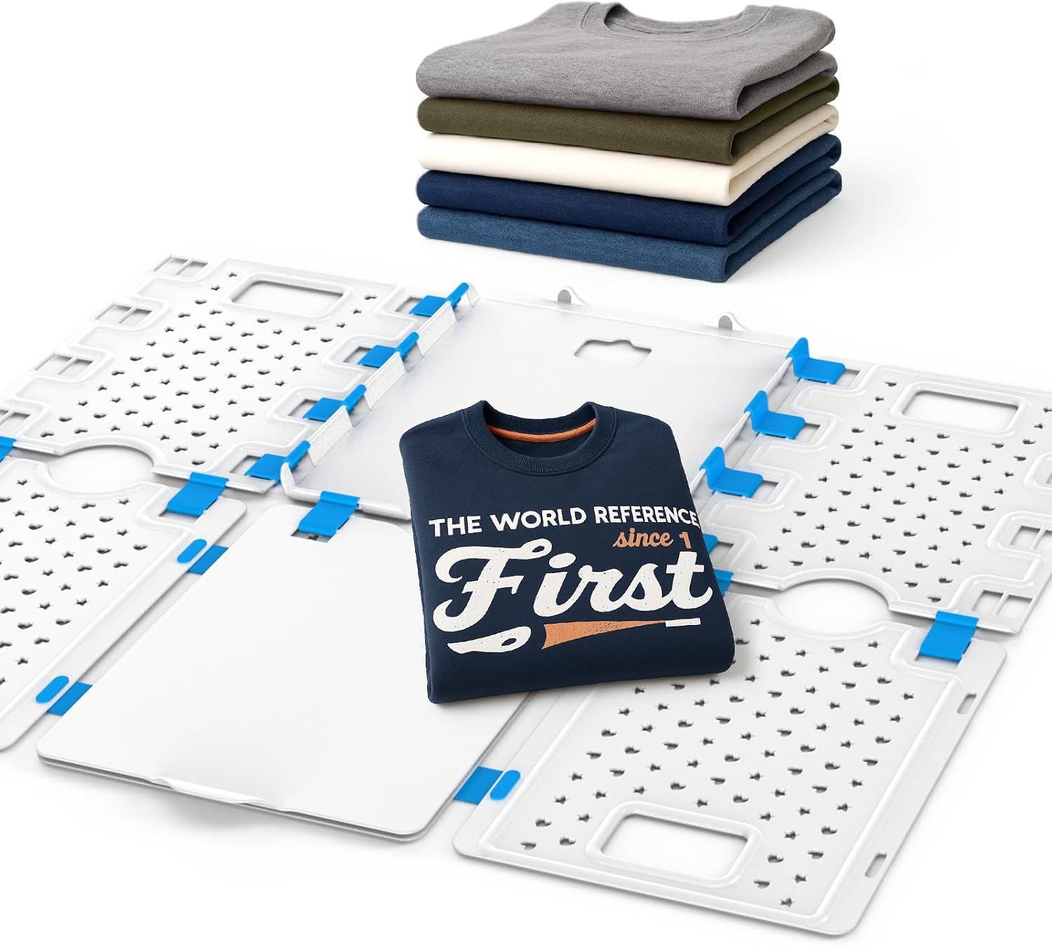 BoxLegend Shirt Folder Board for Clothes Storage, Closet Organizers | Fold neatly ,Quick Folding ,Ideal for T Shirts, Pants, Sweaters, Sweaters, Hoodies, and thick Clothing ,White