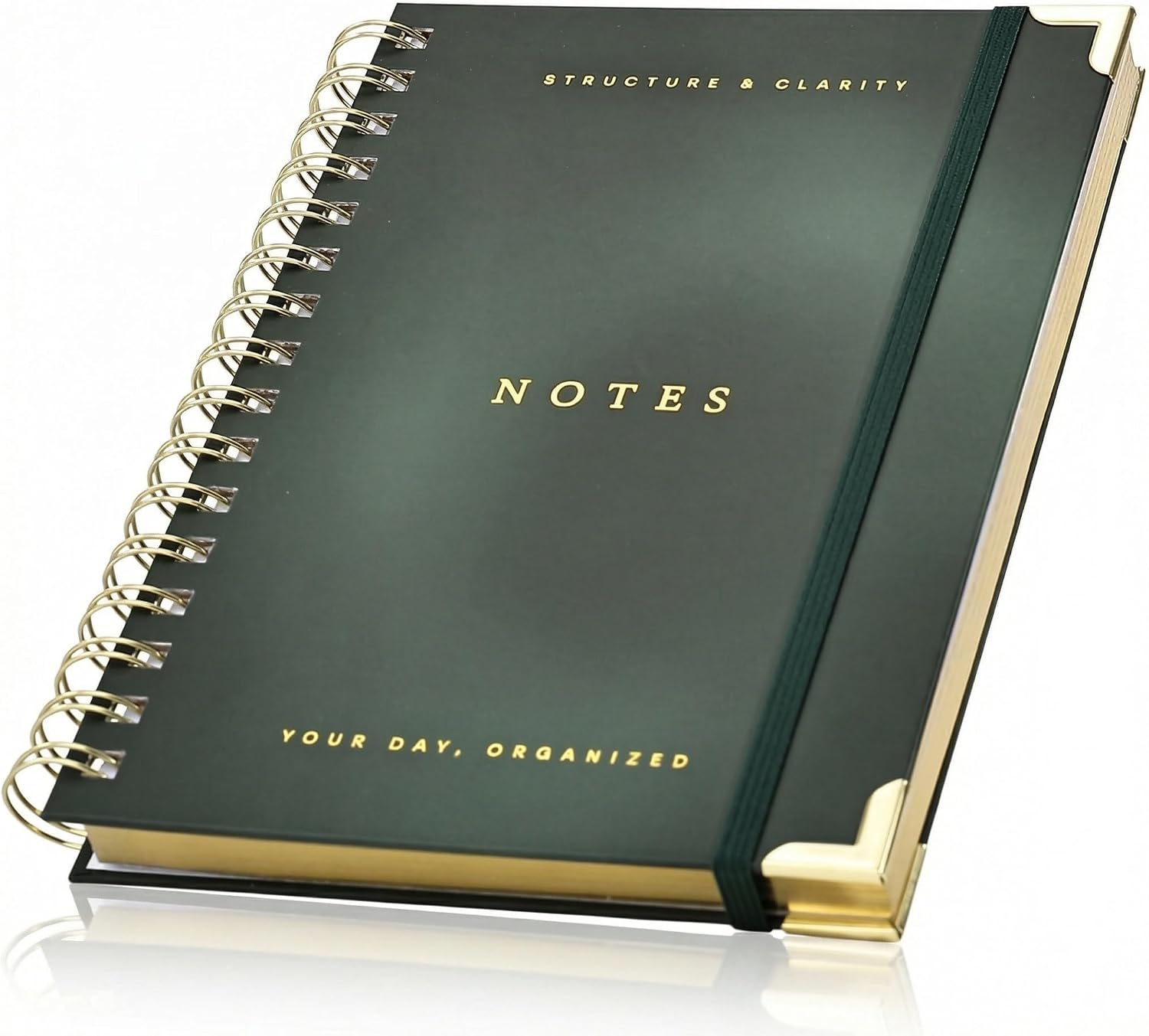 Aesthetic Daily Planner And Notebook With Hourly Schedule – Spiral Notepad | To Do List for Work/home to Organize Tasks and Appointments – Stylish School/office Supplies Journal Book for Women