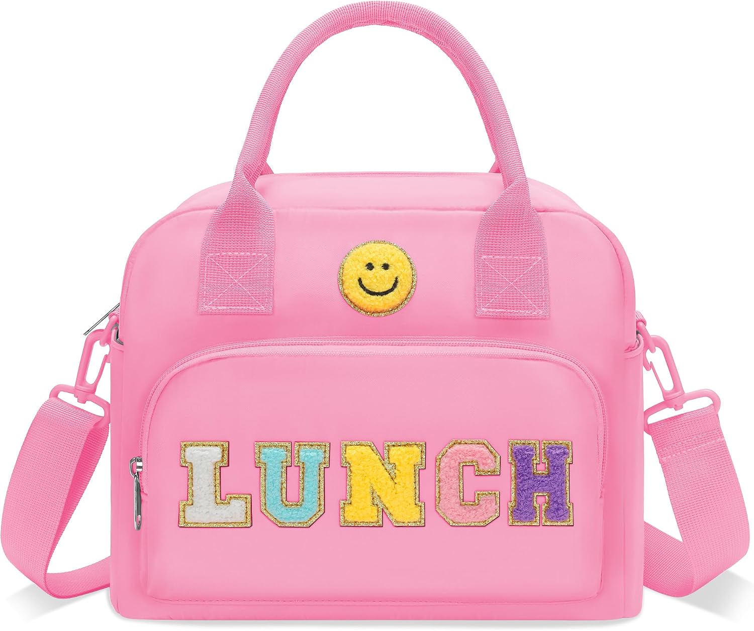 RLGPBON Lunch Bag for Girls Lunch Box Large Kids Cute Lunch Bag Reusable Lunch Tote Bag for School Travel Picnic