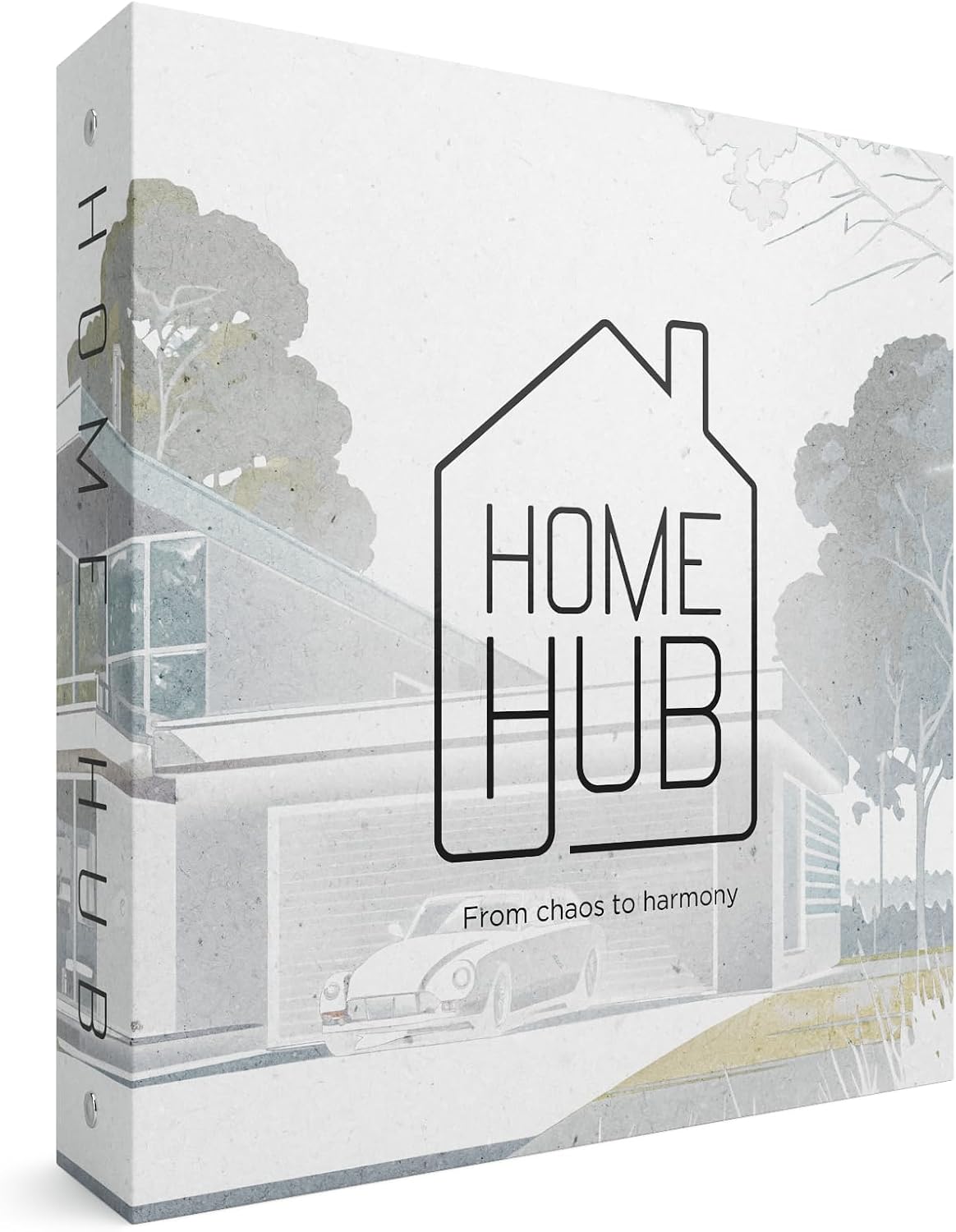 Home Organizer Binder 8.5×11, Household Planner, Organize Your Property & Possessions, Ideally Suited as a Important Document Binder or Household Record Keeping Book, Home Ownership Gifts