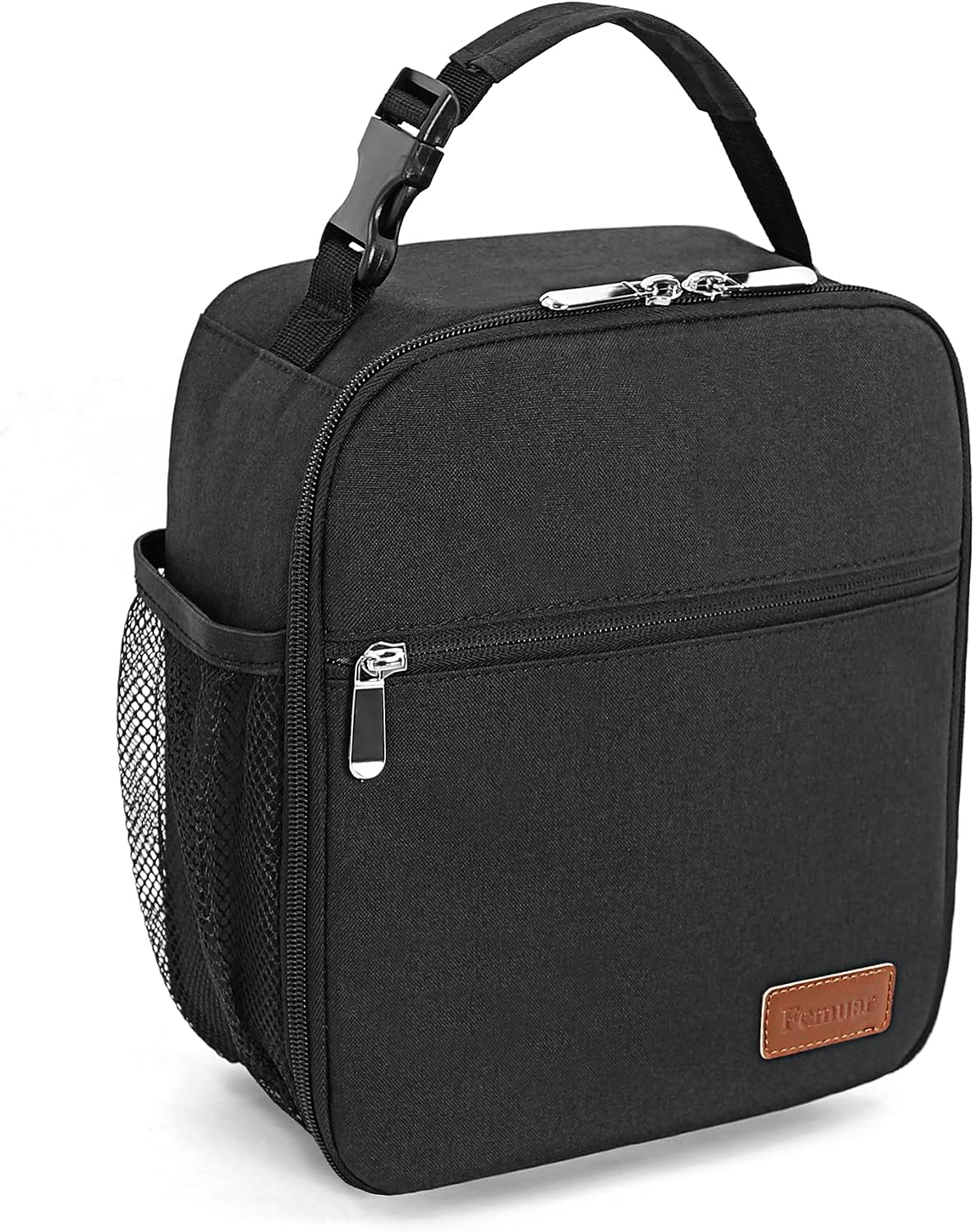 Lunch bag for Men Women Adults Small for Office Work Picnic – Reusable Portable Lunchbag, Black