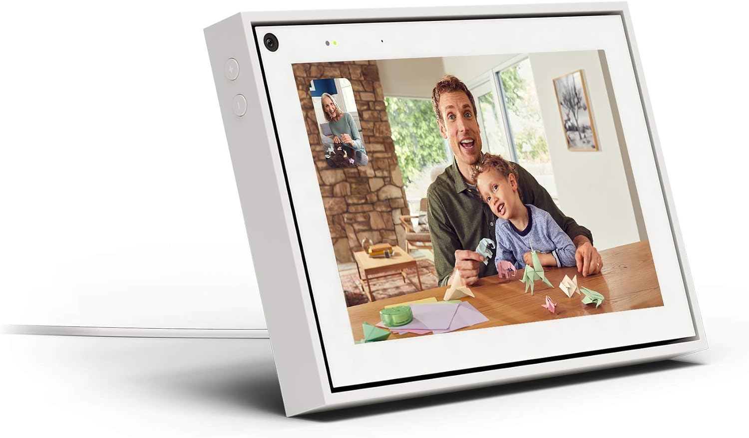 Facebook Portal Mini – Smart Video Calling 8” Touch Screen Display with Alexa – White