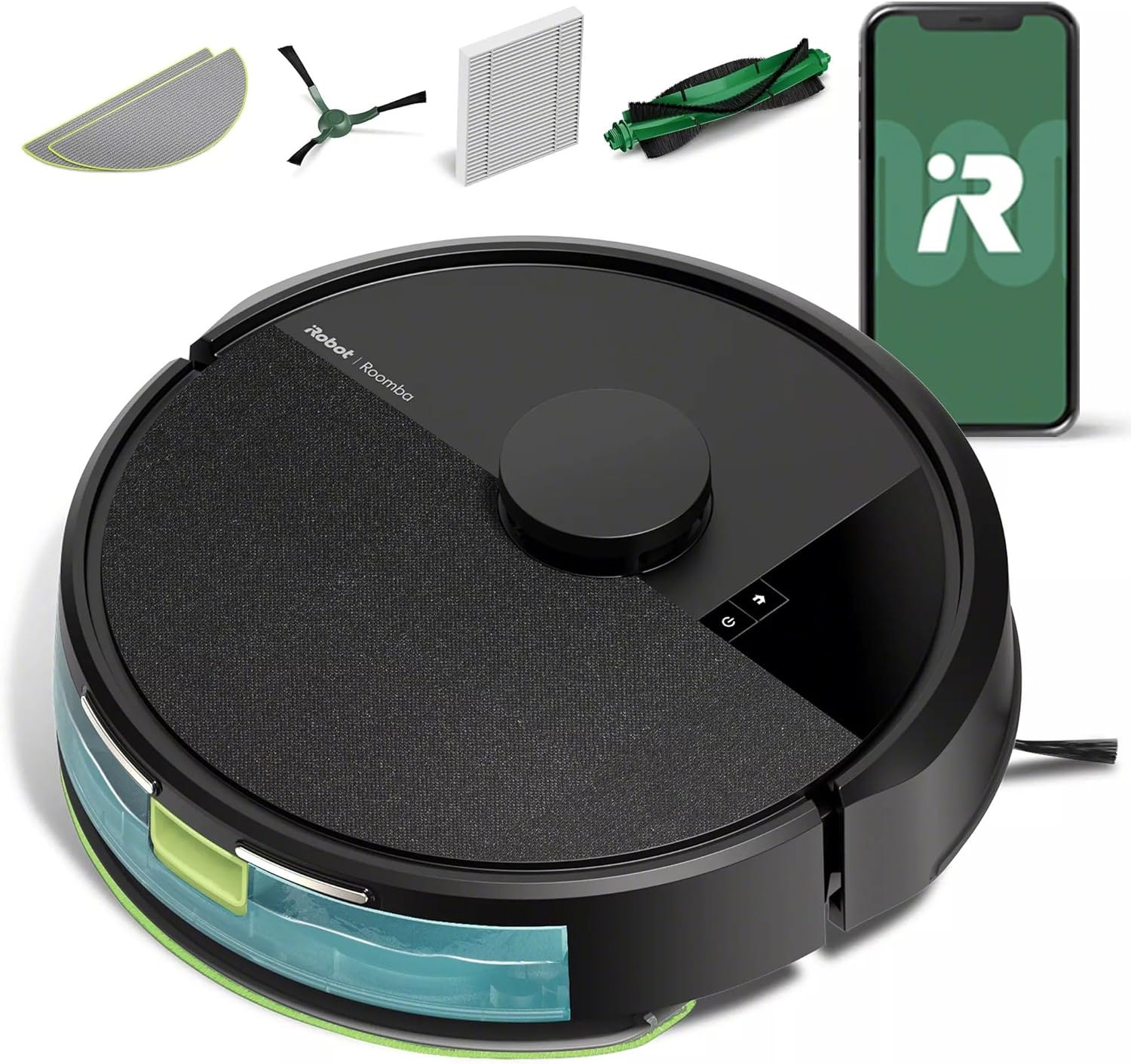 iRobot Roomba 105 Combo Robot Vacuum & Mop – Easy to use, Intense Power-Lifting Suction, LiDAR Navigation, Multiple Cleaning Modes, Avoids Mopping Carpets, Self-Charging | LiDAR navigation, power-lifting suction
