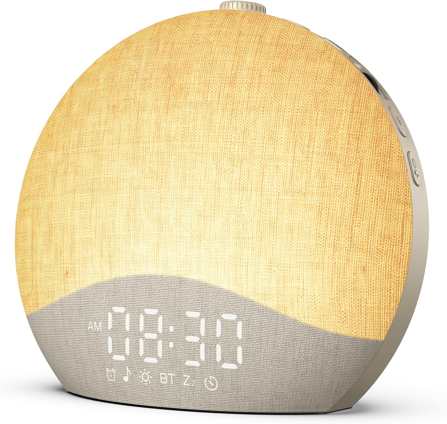 ecozy Sunrise Alarm Clock, White Noise Machine, Sound Machine for Bedroom | Wake Up Light with BT Speaker, 26 Sleep Sounds, 17 Night Lights, Dimmable Digital Clock for Adults, Kids