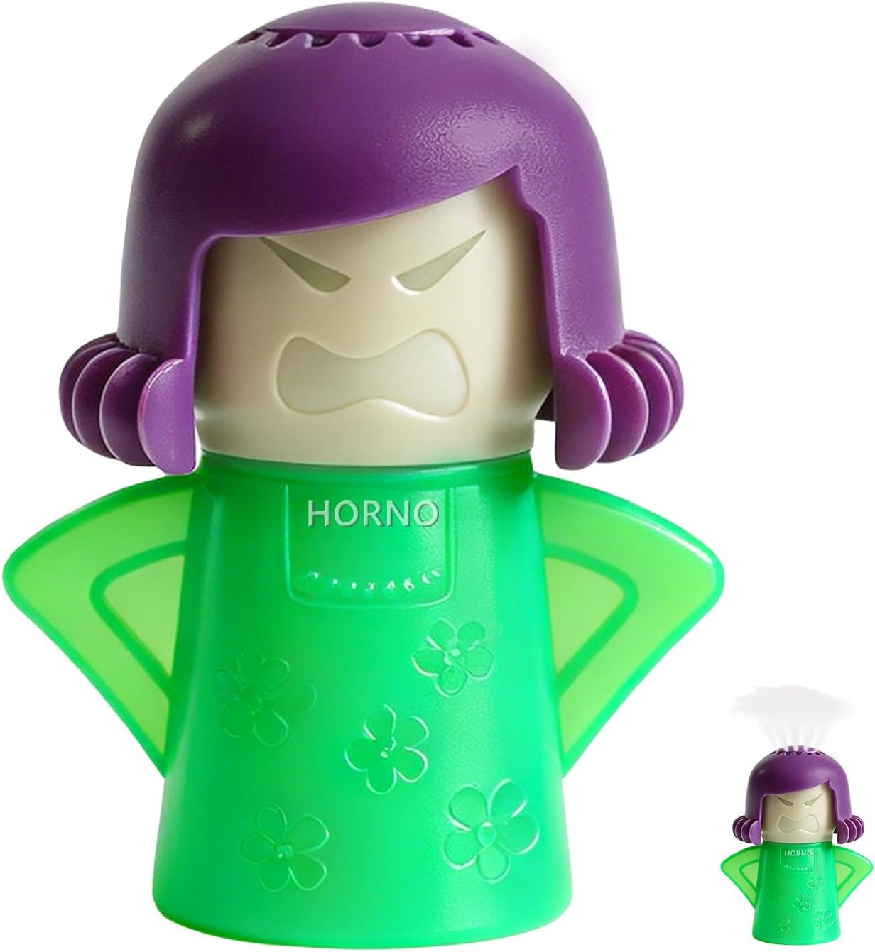 HORNO Angry Mama Microwave Oven Steam Cleaner (Green)