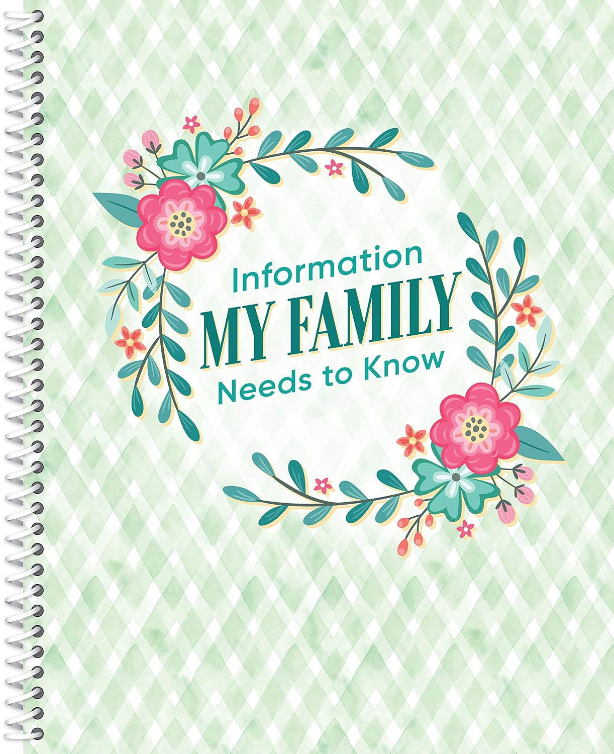 Information My Family Needs to Know Organizer: Legacy Planner for Personal, Medical & Financial Affairs | 4 Document Pockets | Spiral Bound | Gift for Adults & Seniors (Green) (Volume 1)