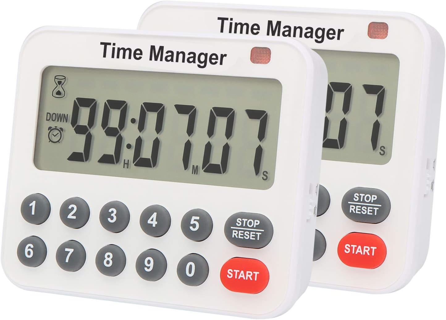 AIMILAR Magnetic Digital Kitchen Timer with Direct Numerical Keypad, Loud Alarm – 99Hr Countdown Count Up Timer for Cooking Baking Classroom, Batteries Included