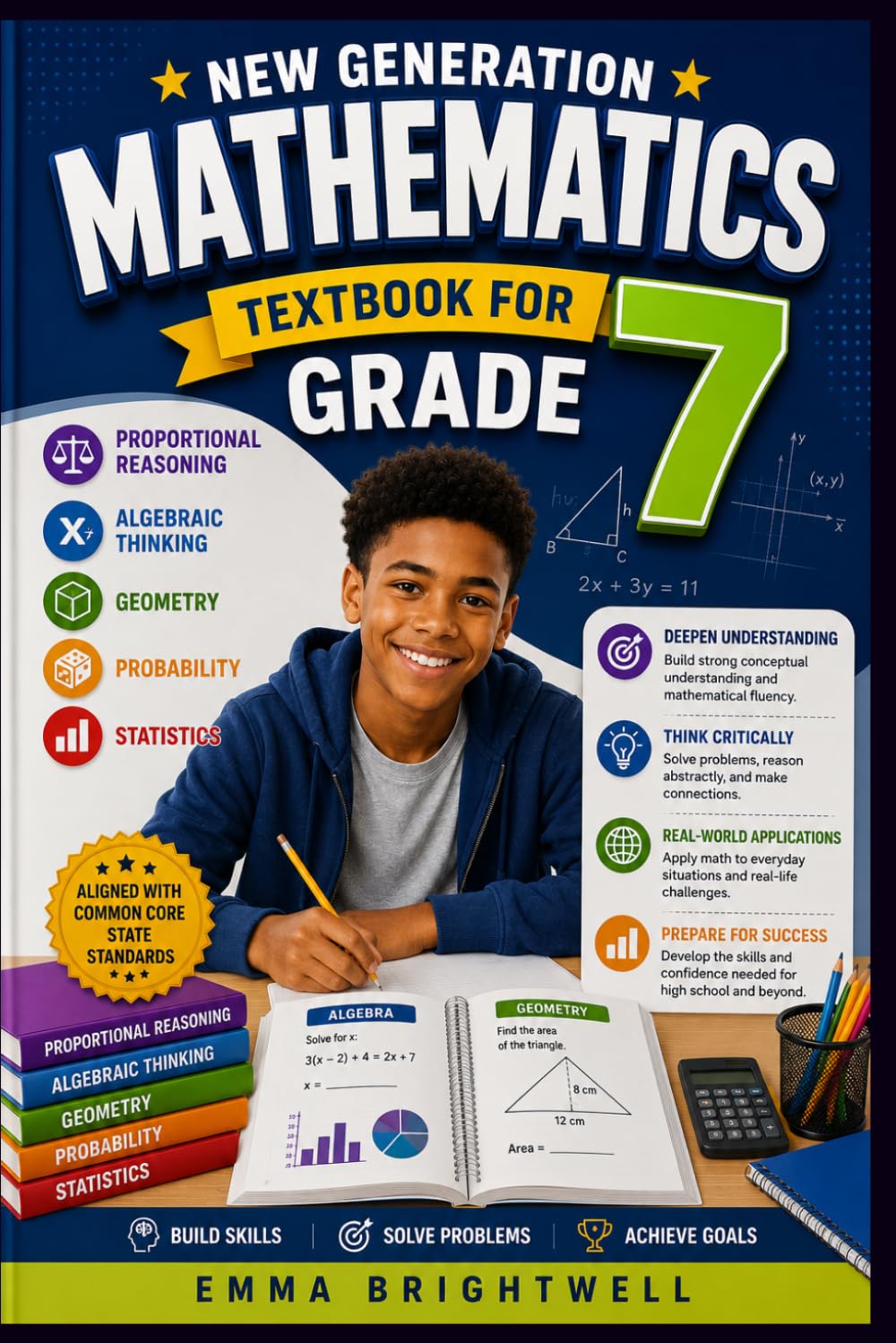 New Generation Mathematics Textbook for Grade 7: Proportional Reasoning, Algebraic Thinking, Geometry, Probability, and Statistics