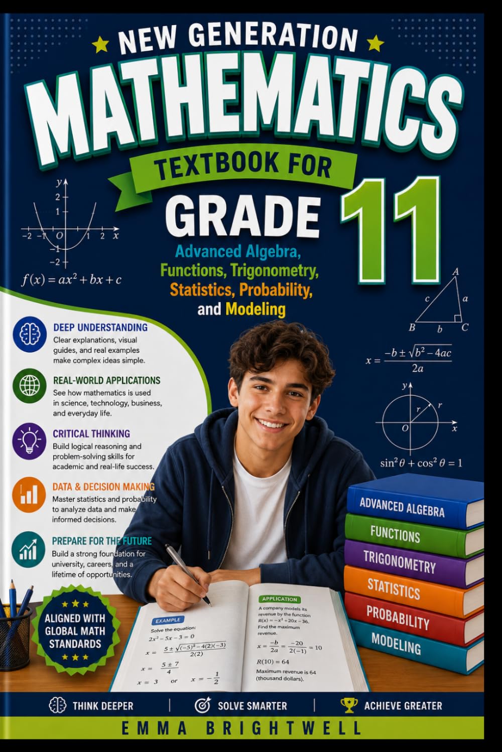 New Generation Mathematics Textbook for Grade 11: Advanced Algebra, Functions, Trigonometry, Statistics, Probability, and Modeling